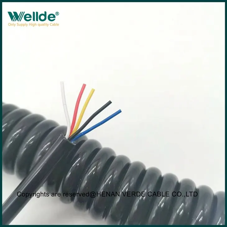 5core 0.12mm2 Spiral Cable