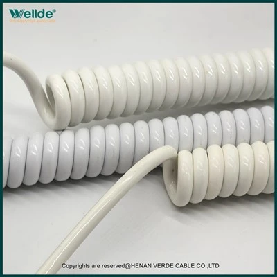 8-жильный высокоэластичный спиральный кабель 28AWG